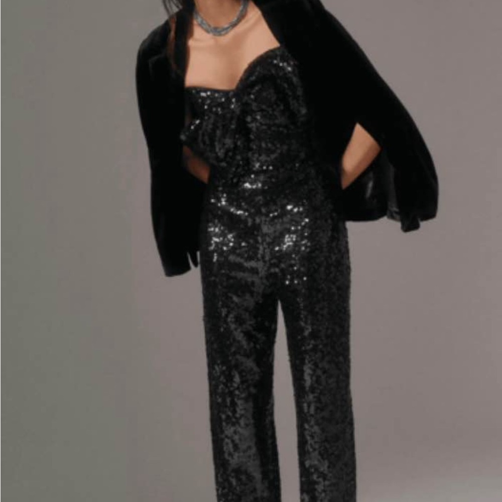 Hutch Anthropologie Sequin Jumpsuit